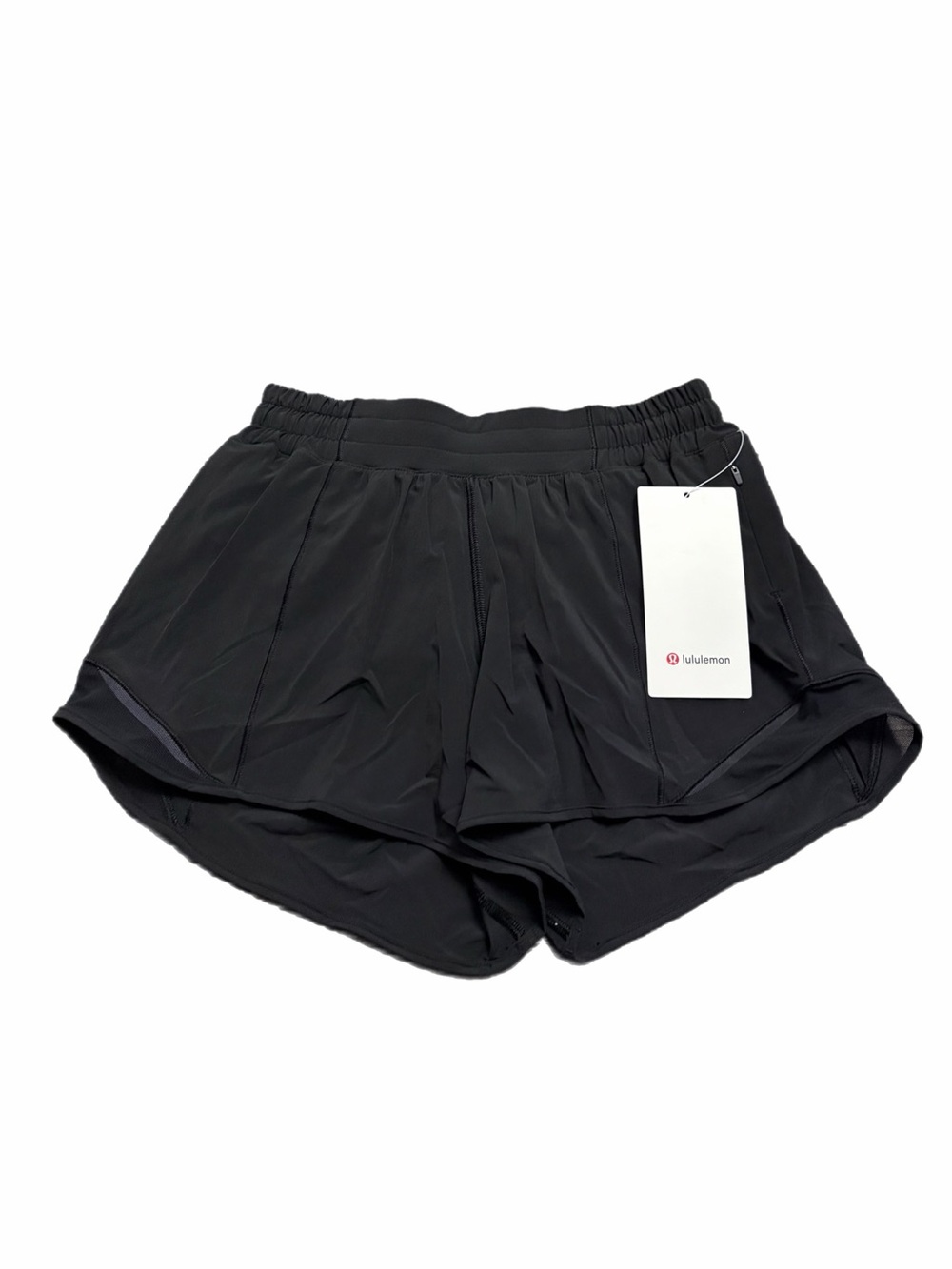 NWT Lululemon Hotty Hot Short *LR 4" (Black) Size 6